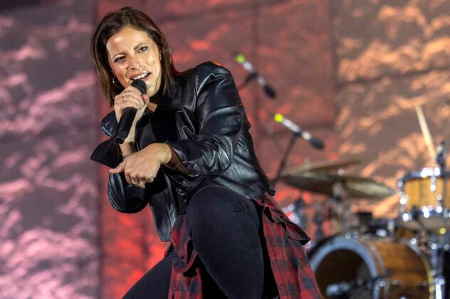 Stefanie Kloß of Silbermond live at the Apoldaer music summer 2022 on the festival meadow in the Herressener Promenade Apolda, 06 08 2022 Foto:xM.xKremerx xFuturexImage