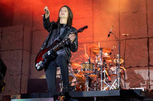 Thomas Stolle of Silbermond live at the Apoldaer music summer 2022 on the festival meadow in the Herressener Promenade Apolda, 06 08 2022 Foto:xM.xKremerx xFuturexImage