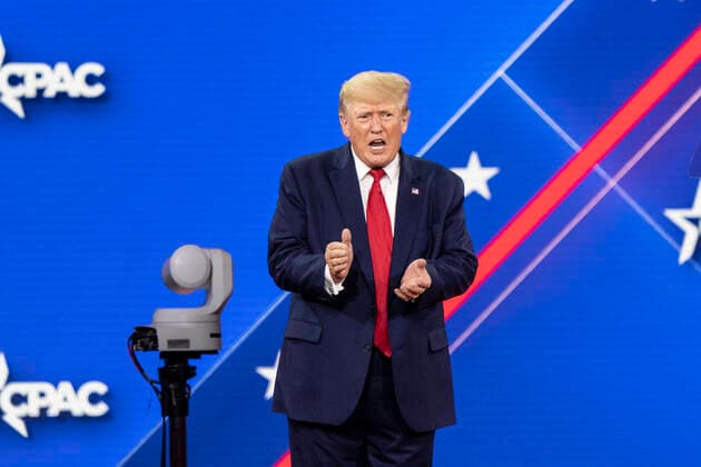 Bilder des Jahres 2022, News 08 August News Themen der Woche KW31 US: CPAC Texas 2022 Day 3 45th President of the USA Donald J. Trump speaks during CPAC Texas 2022 conference at Hilton Anatole Dallas Texas United States Copyright: LevxRadin