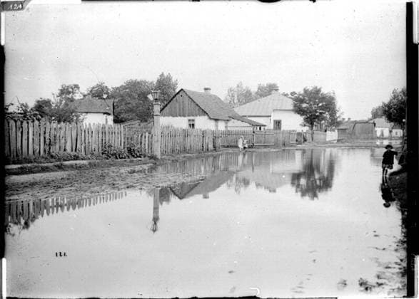 Part of the town Kowel after a storm Russia, Volhynia; photographer: Kriegsvermessung 4. Copyright: xpiemagsx ausnl080421-1230 !ACHTUNG AUFNAHMEDATUM GESCHÄTZT!