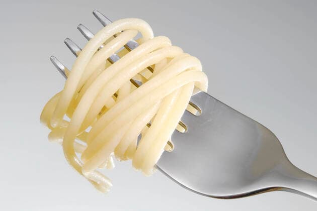 Spaghetti on a fork Copyright: CarmenxSteiner 30299668