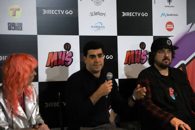 August 10, 2022, Sao Paulo, Brazil: Talk show during the launch event of the MUS Award, held at Audio, in Agua Branca neighborhood, in Sao Paulo, on Wednesday (10). In addition to the music awards, the event has surprise concerts, presence of bands, artists and personalities from the musical environment such as: Raphael Denadai, Representative of DIRECTV GO, Cristiano Ayres, president of Modal Bank, Daniel Ibri, president of the investment fund Mindset Ventures, Marcelo Rossi, creator and founder of the MUS Award, Madame Mim, businesswoman, curator and presenter of the event and Ze Antonio Algodoal, former director of MTV Brasil. Copyright: xLecoxVianax