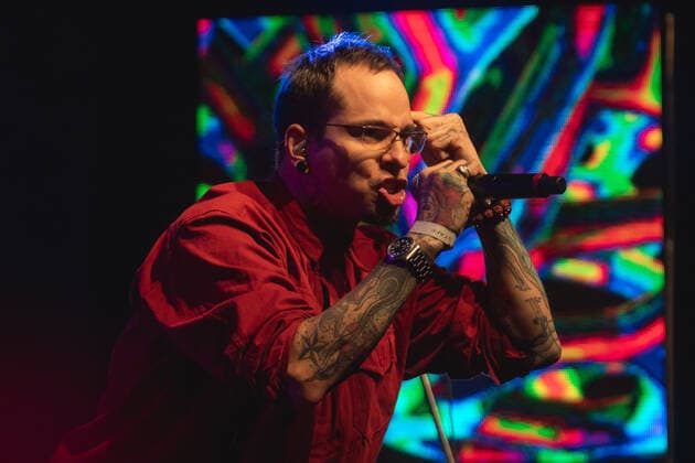 SÃO PAULO, SP - 10.08.2022: COLETIVA E PREVIEW DO PREMIO MUS - The band In Dharma during preview of the MUS Award at Audio in São Paulo on Wednesday night (10). x2247738x  YurixMurakami