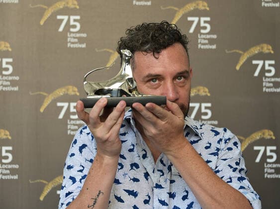 Locarno, Swiss Locarno Film Festival 2022 Award Ceremony photocall Reinaldo Amien Gutierrez Pardo Best Actor Tengo suenos electricos Pardo film Tengo suenos electricos In the picture: Reinaldo Amien Gutierrez Pardo Best Actor  Copyright: xNickxZonnax xipa-agency.netx xNickxZonnax