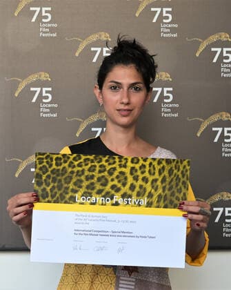 Locarno, Swiss Locarno Film Festival 2022 Award Ceremony Palmares photocall In the picture: Hoda Taheri Special mention Leopards of Tomorrow  Copyright: xNickxZonnax xipa-agency.netx xNickxZonnax