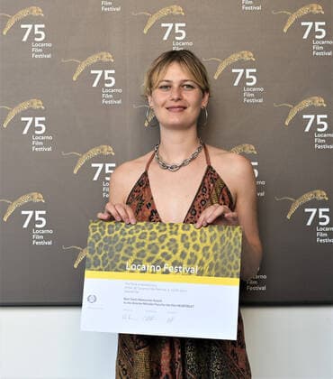 Locarno, Swiss Locarno Film Festival 2022 Award Ceremony Palmares photocall In the picture: Micele Flury director Best Swiss Newcome Award Leopards of Tomorrow  Copyright: xNickxZonnax xipa-agency.netx xNickxZonnax
