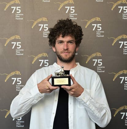 Locarno, Swiss Locarno Film Festival 2022 Award Ceremony Palmares photocall In the picture: Douwe Dijkstra director Pardino Argento SRG SSR Leopards of Tomorrow  Copyright: xNickxZonnax xipa-agency.netx xNickxZonnax