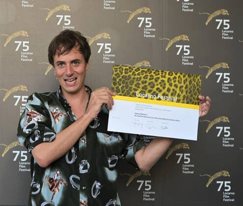 Locarno, Swiss Locarno Film Festival 2022 Award Ceremony Palmares photocall In the picture: Valentin Merz director Specl mention First Feature Award  Copyright: xNickxZonnax xipa-agency.netx xNickxZonnax