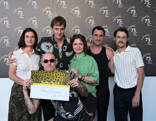 Locarno, Swiss Locarno Film Festival 2022 Award Ceremony Palmares photocall In the picture: Valentin Merz director Specl mention First Feature Award  Copyright: xNickxZonnax xipa-agency.netx xNickxZonnax