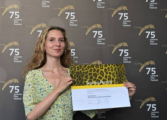 Locarno, Swiss Locarno Film Festival 2022 Award Ceremony Palmares photocall In the picture: Franciska Eliassen director Special mention Competition Filmmakers of the Present  Copyright: xNickxZonnax xipa-agency.netx xNickxZonnax