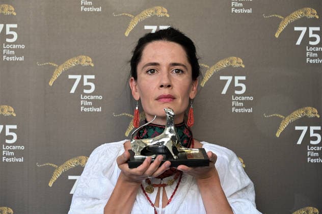 Locarno, Swiss Locarno Film Festival 2022 Award Ceremony Palmares photocall In the picture: Anastasia Karpenko actress Pardo for Best Actress Concorso Cineasti del Presente  Copyright: xNickxZonnax xipa-agency.netx xNickxZonnax
