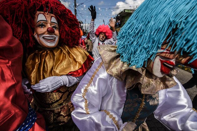 August 15, 2022: Thousands of dancers and people celebrate the patron saint festival in honor of the Virgin of the Ascension in the community of Teocelo - ZUMAqp1_ 20220815_zip_qp1_008 Copyright: xHectorxAdolfoxQuintanarxPerezx