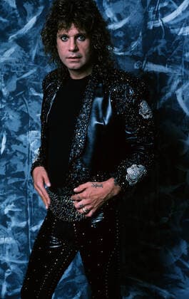 Ozzy Osbourne photographed by Ross Pelton in 1989. Copyright: xRossxPeltonx