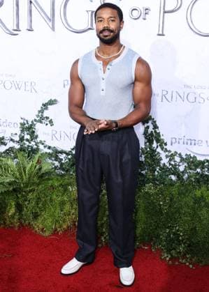 Los Angeles Premiere Of Amazon Prime Video s The Lord Of The Rings: The Rings Of Power Season 1 American actor Michael B. Jordan wearing a Chanel top and The Row trousers arrives at the Los Angeles Premiere Of Amazon Prime Video s The Lord Of The Rings: The Rings Of Power Season 1 held at The Culver Studios on August 15, 2022 in Culver City, Los Angeles, California, United States. The Culver Studios, Culver City, Los Angeles, California California United States  Copyright: xImagexPressxAgencyx originalFilename: collin-losangel220816_npbM2.jpg