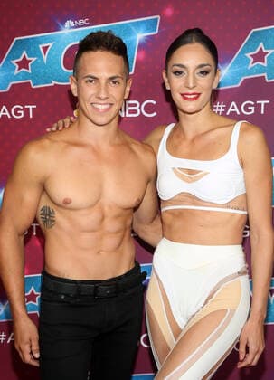 16 August 2022 - Pasadena, California - Nico Busso, Flor Aracama. Red Carpet For America s Got Talent Season 17 Live Show held at Sheraton Pasadena Hotel in Pasadena. Photo Credit: AdMedia 283244 2022-08-16 CA Pasadena Etats-Unis  Copyright: xAdMediax STAR_283244_009