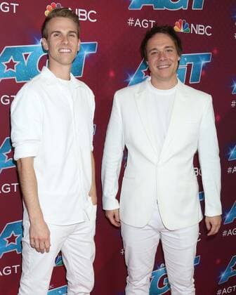 August 16, 2022, Pasadena, CA, USA: LOS ANGELES - AUG 16: The Brown Brothers, Nate Brown, Gabe Brown at the America s Got Talent Season 17 - Live Show Red Carpet at Pasadena Sheraton Hotel on August 16, 2022 in Pasadena, CA Pasadena USA - ZUMAb170 20220816_zap_b170_004 Copyright: xKayxBlakex