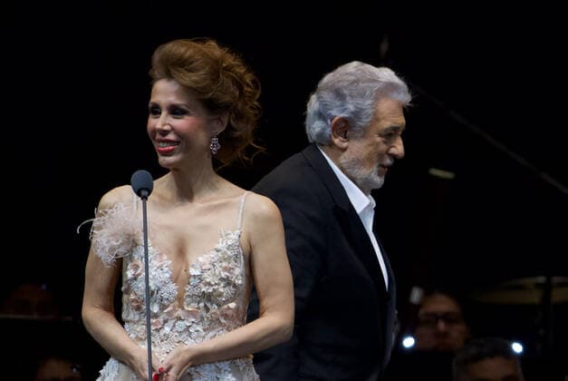 August 16, 2022, Mexico City, Mexico City, Mexico: August 16, 2022, Mexico City, Mexico: The Spanish tenor Placido Domingo, 81, performs on stage as part of his Mexico s Tour at Mexico City Arena. on August 16, 2022 in Mexico City, Mexico. Mexico City Mexico - ZUMAe321 20220816_zia_e321_102 Copyright: xJulianxLopezx xEyepixxGroupx