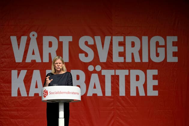 MALMÖ 2022-08-20 Statsminister Magdalena Andersson (S) besöker talar i Folkets Park inför Socialdemokraternas valupptakt i Malmö. MALMÖ SVERIGE x50090x *** MALMÖ 2022 08 20 Prime Minister Magdalena Andersson S visits speaks in Folkets Park ahead of the Social Democrats election kick-off in Malmö MALMÖ SWEDEN x50090x  Copyright: xJohanxNilsson TTx SOCIALDEMOKRATERNA VALUPPTAKT