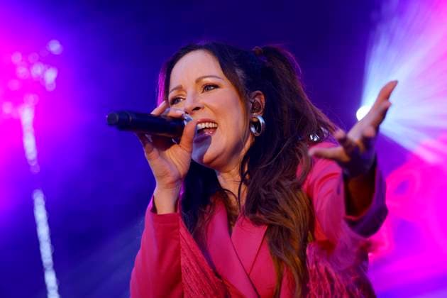 Singer Jasmin Wagner Blümchen at the open air show Die 90er live by Markus Krampe at Fühlinger See Cologne, 20 08 2022 NRW Germany Copyright: xChristophxHardtx