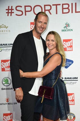Pascal Hens with wife Angela Hens at the SPORT BILD Award 2022 in the Fischauktionshalle in Hamburg on 22 08 2022