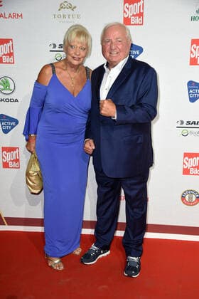 Ulli Wegner with wife Margret Wegner at the SPORT BILD Award 2022 in the Fischauktionshalle in Hamburg on 22 08 2022