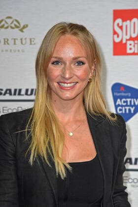 Katharina Kleinfeldt at the SPORT BILD Award 2022 in the Fischauktionshalle in Hamburg on 22 08 2022