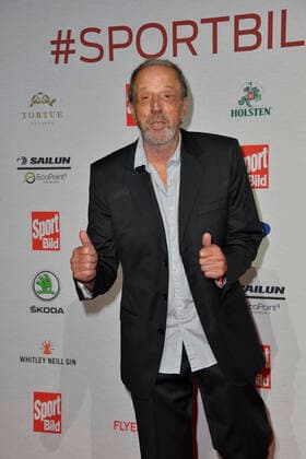 Rolf Rollo Fuhrmann on arrival at the SPORT BILD Awards ceremony in the Fischauktionshalle in Hamburg on 22 08 2022