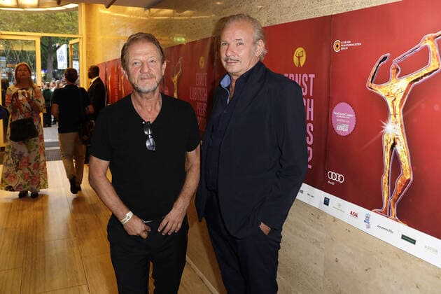 Entertainment Themen der Woche KW34 Entertainment Bilder des Tages Soenke Wortmann und Leander Hausmann bei der Verleihung vom Ernst-Lubitsch-Preis am 23.08.2022 in Berlin Ernst-Lubitsch-Preis Verleihung 2022 in Berlin *** Soenke Wortmann and Leander Hausmann at the Ernst Lubitsch Award ceremony on 23 08 2022 in Berlin Ernst Lubitsch Award ceremony 2022 in Berlin 