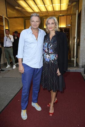 Stefan Jürgens and Boriana Rosenmüller at the Ernst Lubitsch Award ceremony on 23 08 2022 in Berlin Ernst Lubitsch Award ceremony 2022 in Berlin