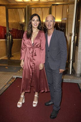 Nilam Farooq and Christoph Maria Herbst, the two award winners at the Ernst Lubitsch Award ceremony on 23 08 2022 in Berlin Ernst Lubitsch Award ceremony 2022 in Berlin
