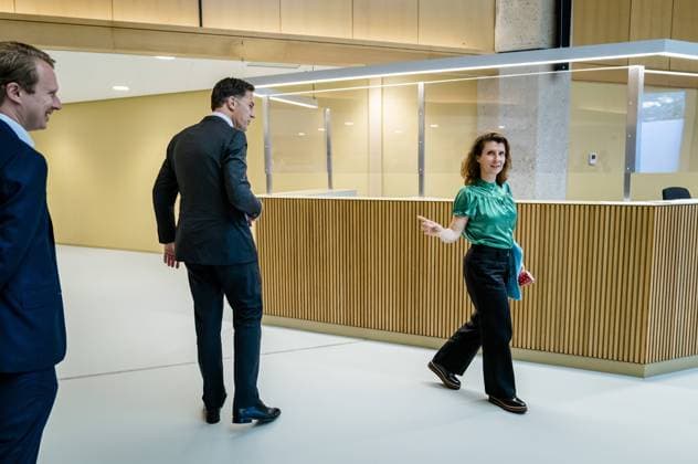 2022-08-23 19:44:09 THE HAGUE - (VLNR) Prime Minister Mark Rutte, and Wopke Hoekstra, and Esther Ouwehand (PvdD) during the debate on nitrogen policy. There has been great irritation within the cabinet and the coalition because CDA leader and deputy prime minister Wopke Hoekstra said in an interview in the AD that he might want to adjust the policy. ANP BART MAAT netherlands out - belgium out *** 2022 08 23 19 44 09 THE HAGUE VLNR Prime Minister Mark Rutte, and Wopke Hoekstra, and Esther Ouwehand PvdD during the debate on nitrogen policy There has been great irritation within the cabinet and the coalition because CDA leader and deputy prime minister Wopke Hoekstra said in an interview in the AD that he might want to adjust the policy ANP BA  Copyright: xx x453422770x originalFilename: 453422770.jpg