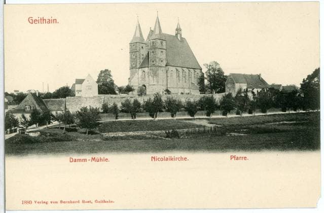 Nikolaic, parish, dam mill Geithain. Nikolaikirche, parish, dam mill Copyright: xpiemagsx dft15213 !ACHTUNG AUFNAHMEDATUM GESCHÄTZT!