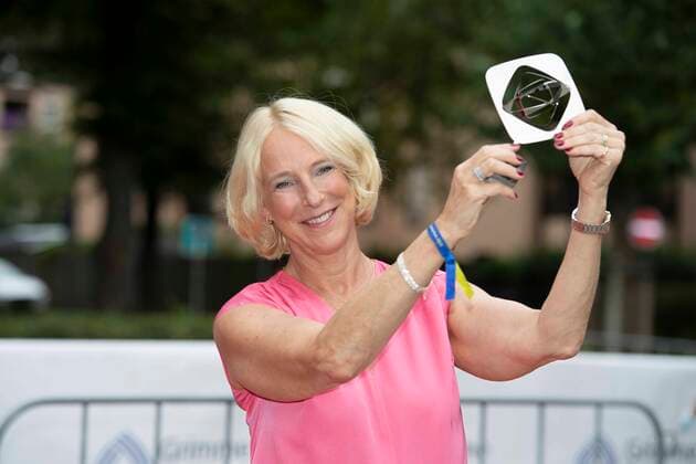 Katrin EIGENDORF, journalist, award winner special journalistic achievement, red carpet, red carpet show, arrival, arrival, 58 Adolf Grimme Prize award ceremony Adolf Grimme Prize Grimme Prize in Marl, 26 08 2022 Ã