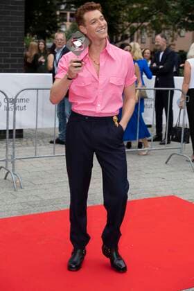 Daniel DONSKOY, actor, award winner entertainment for Friday Night Jews, , red carpet, red carpet show, arrival, arrival, 58 award ceremony of the Adolf Grimme Prize Adolf Grimme Prize Grimme Prize in Marl, 26 08 2022 Ã