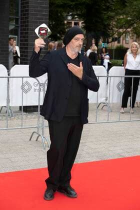 Torsten STRAETER, comedian, award winner entertainment for Chez Kroemer, red carpet, red carpet show, arrival, arrival, 58 award ceremony of the Adolf Grimme Prize Adolf Grimme Prize Grimme Prize in Marl, 26 08 2022 Ã