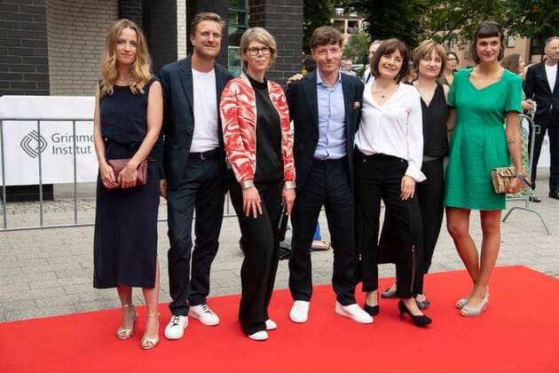 The team of Charite Intensive, prize winner information and culture, red carpet, red carpet show, arrival, arrival, 58 award ceremony of the Adolf Grimme Prize Adolf Grimme Prize Grimme Prize in Marl, 26 08 2022 Ã