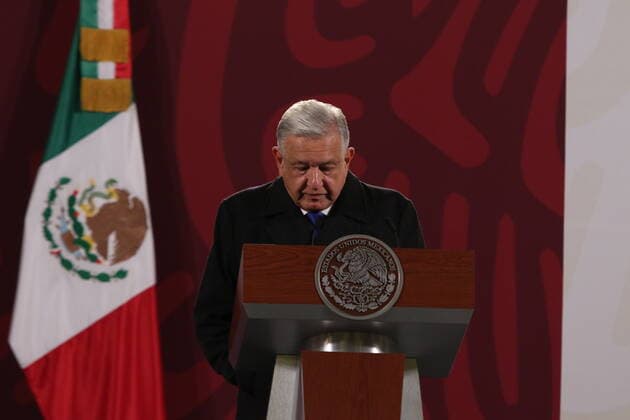 August 26, 2022, Mexico City, Mexico City, Mexico: August 26, 2022, Mexico City, Mexico: Mexicoâ€⠢s President, Andres Manuel Lopez Obrador meets with media to talk about Ayotzinapa case during his daily briefing conference at national palace. on August 25, 2022 in Mexico City, Mexico. Mexico City Mexico - ZUMAe321 20220826_zia_e321_022 Copyright: xeyepixx