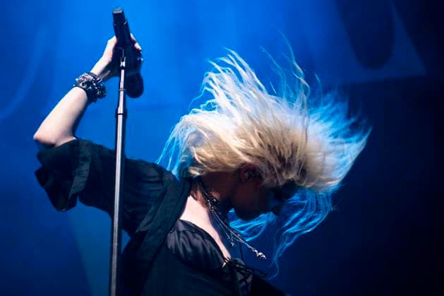 August 26, 2022, Calgary, Alberta, Canada: Singer Taylor Momsen of The Pretty Reckless performs at the Calgary Saddledome Calgary Canada - ZUMAr123 20220826_zap_r123_002 Copyright: xBadenxRothx