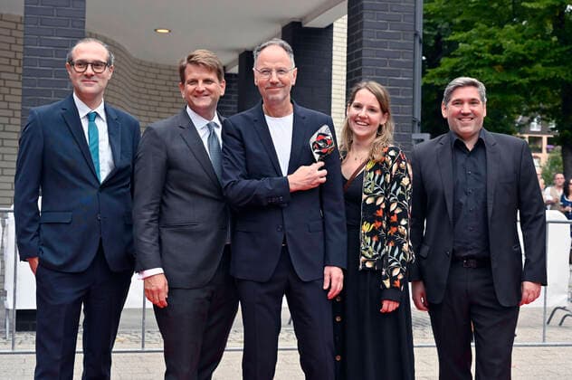 Torsten Körner with team at the 58 award ceremony of the Grimme Award 2022 at the Theater der Stadt Marl Marl, 26 08 2022 Foto:xD.xAnoraganingrumx xFuturexImage