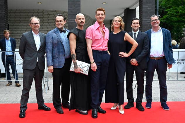Remigius Roskosch and Daniel Donskoy with team at the 58 award ceremony of the Grimme Award 2022 at the Theater der Stadt Marl Marl, 26 08 2022 Foto:xD.xAnoraganingrumx xFuturexImage