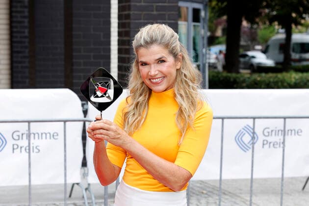 Actress Anke Engelke at the 58 award ceremony of the Grimme Award 2022 in the theater of the city Marl Marl, 26 08 2022 NRW Germany Copyright: xChristophxHardtx