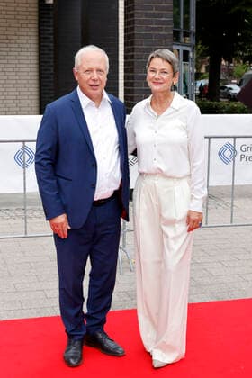 WDR Director Tom Buhrow and Frauke Gerlach, Director of the Grimme Institute, at the 58 award ceremony of the Grimme Prize 2022 at the Theater der Stadt Marl Marl, 26 08 2022 NRW Germany Copyright: xChristophxHardtx