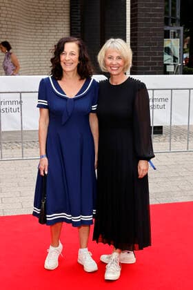 Christine Rütten and Petra Boberg both conception realization at the 58 award ceremony of the Grimme Award 2022 in the theater of the city Marl Marl, 26 08 2022 NRW Germany Copyright: xChristophxHardtx