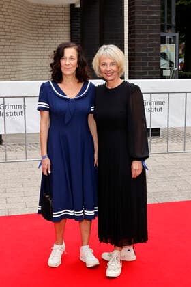 Christine Rütten and Petra Boberg both conception realization at the 58 award ceremony of the Grimme Award 2022 in the theater of the city Marl Marl, 26 08 2022 NRW Germany Copyright: xChristophxHardtx