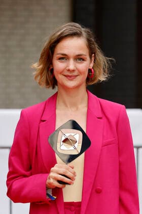 Actress Luise Heyer at the 58 award ceremony of the Grimme Award 2022 in the theater of the city Marl Marl, 26 08 2022 NRW Germany Copyright: xChristophxHardtx