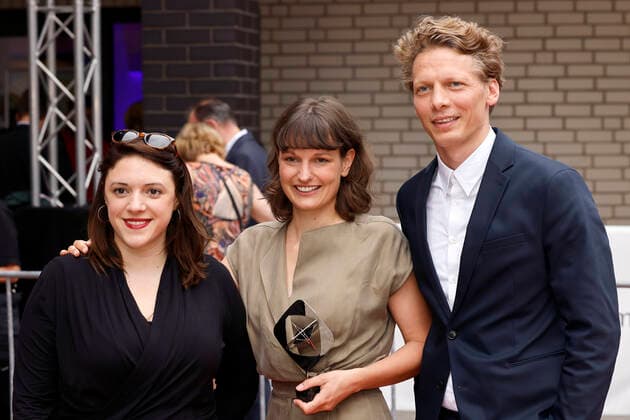 Director Nele Dehnenkamp center with team at the 58 award ceremony of the Grimme Award 2022 in the theater of the city Marl Marl, 26 08 2022 NRW Germany Copyright: xChristophxHardtx