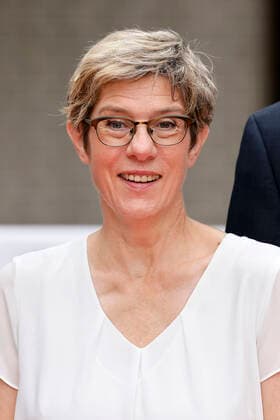 Politician Annegret Kramp Karrenbauer CDU at the 58 award ceremony of the Grimme Award 2022 in the theater of the city Marl Marl, 26 08 2022 NRW Germany Copyright: xChristophxHardtx
