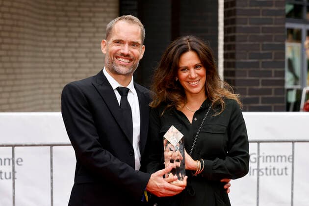 Director Christian Zübert and author Ipek Zübert at the 58 award ceremony of the Grimme Award 2022 in the theater of the city Marl Marl, 26 08 2022 NRW Germany Copyright: xChristophxHardtx