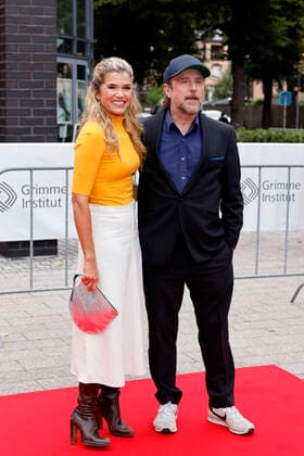Actress Anke Engelke and actor Bjarne Mädel at the 58 award ceremony of the Grimme Award 2022 in the theater of the city Marl Marl, 26 08 2022 NRW Germany Copyright: xChristophxHardtx