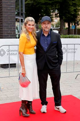 Actress Anke Engelke and actor Bjarne Mädel at the 58 award ceremony of the Grimme Award 2022 in the theater of the city Marl Marl, 26 08 2022 NRW Germany Copyright: xChristophxHardtx
